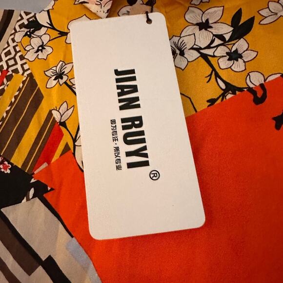 NWT JRY mixed media floral print dress size XL - Picture 5 of 6